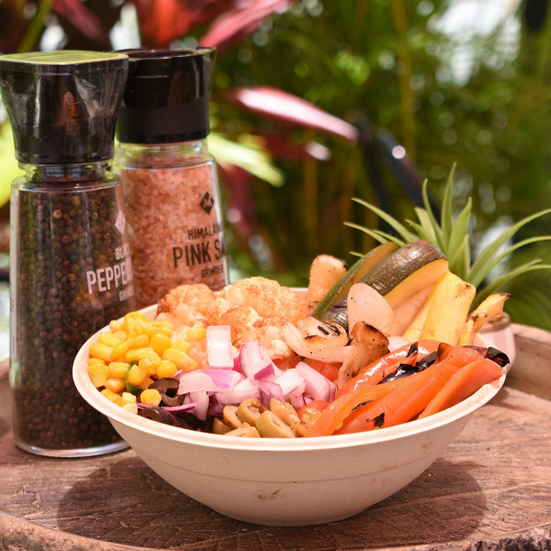Grilled Veggies Bowl.