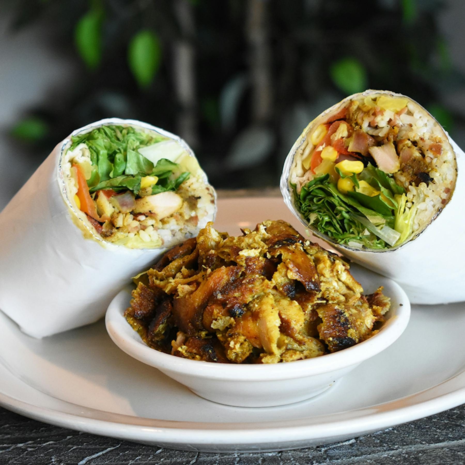 Chicken Shawarma Wrap.