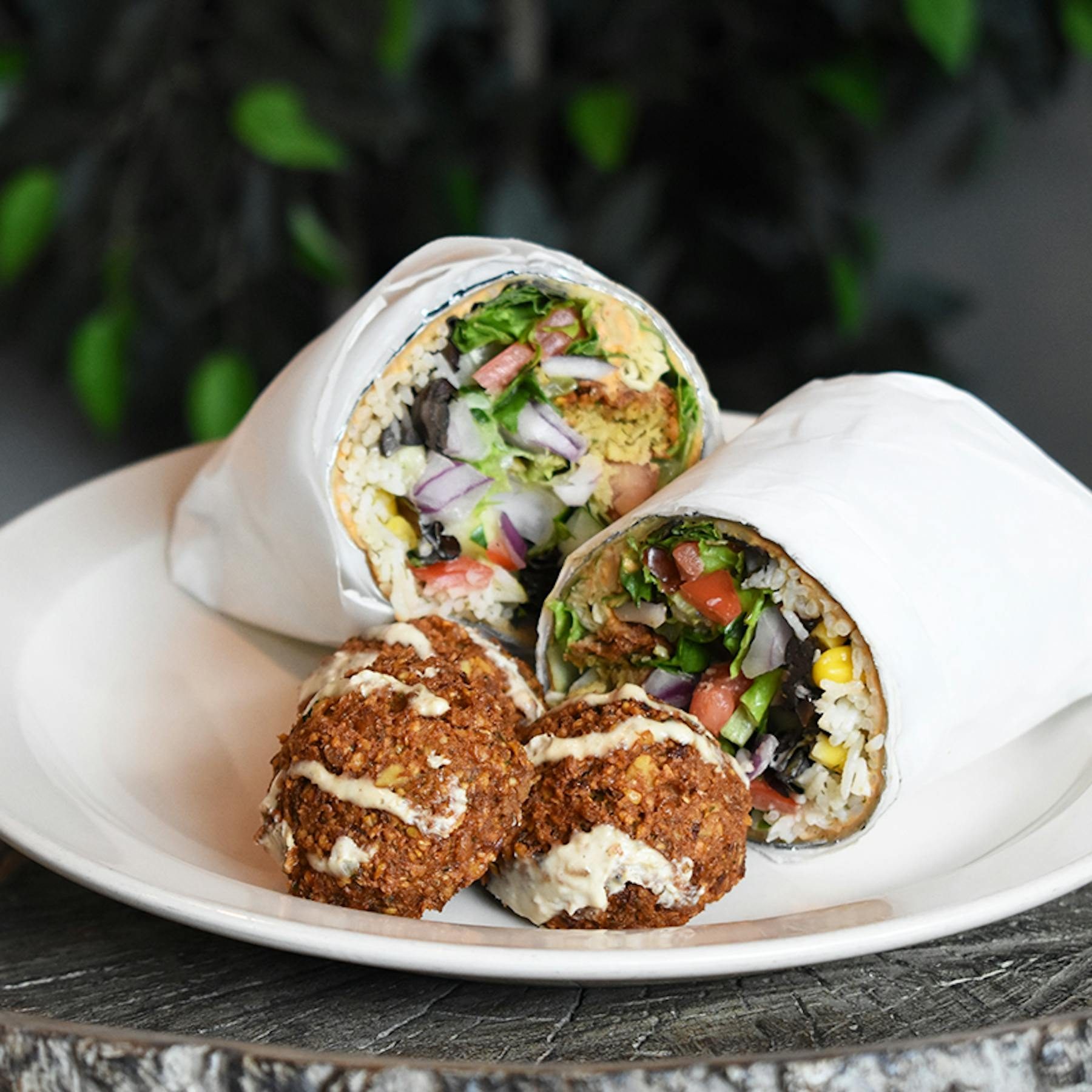 Falafel Wrap.