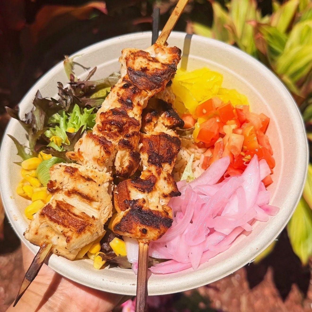 Grilled chicken kebab (Limited Edition).
