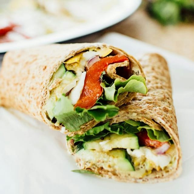 Grilled Veggies Wrap.